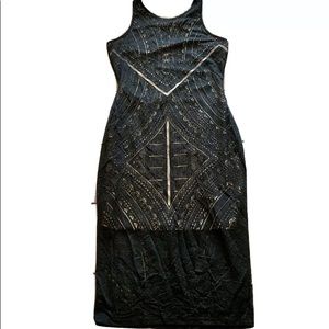 NWOT Mossimo Maxi Sleeveless CutOut Pattern Slip Dress